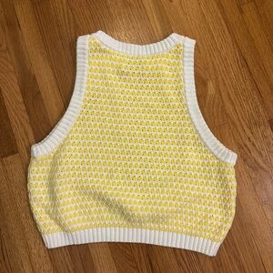 FUTURE COLLECTIVE Crochet Knit Tank Top Size Medium